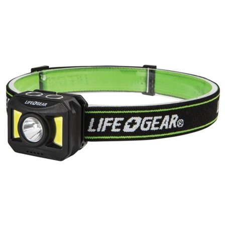 GOOD LIFE GEAR Life Gear 300 lm Adventure Rechargeable LED Headlamp LI392598